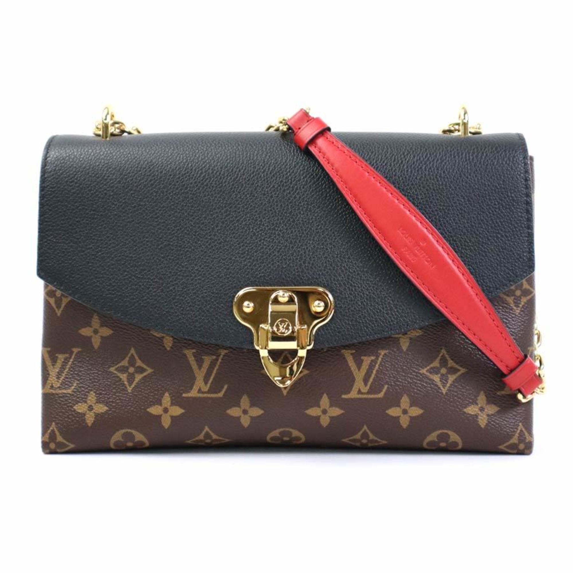 Louis Vuitton LOUIS VUITTON Shoulder Bag Monogram Sample Seed Canvas/Leather Brown/Black/Red Gold Women's M43714