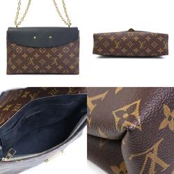 Louis Vuitton LOUIS VUITTON Shoulder Bag Monogram Sample Seed Canvas/Leather Brown/Black/Red Gold Women's M43714