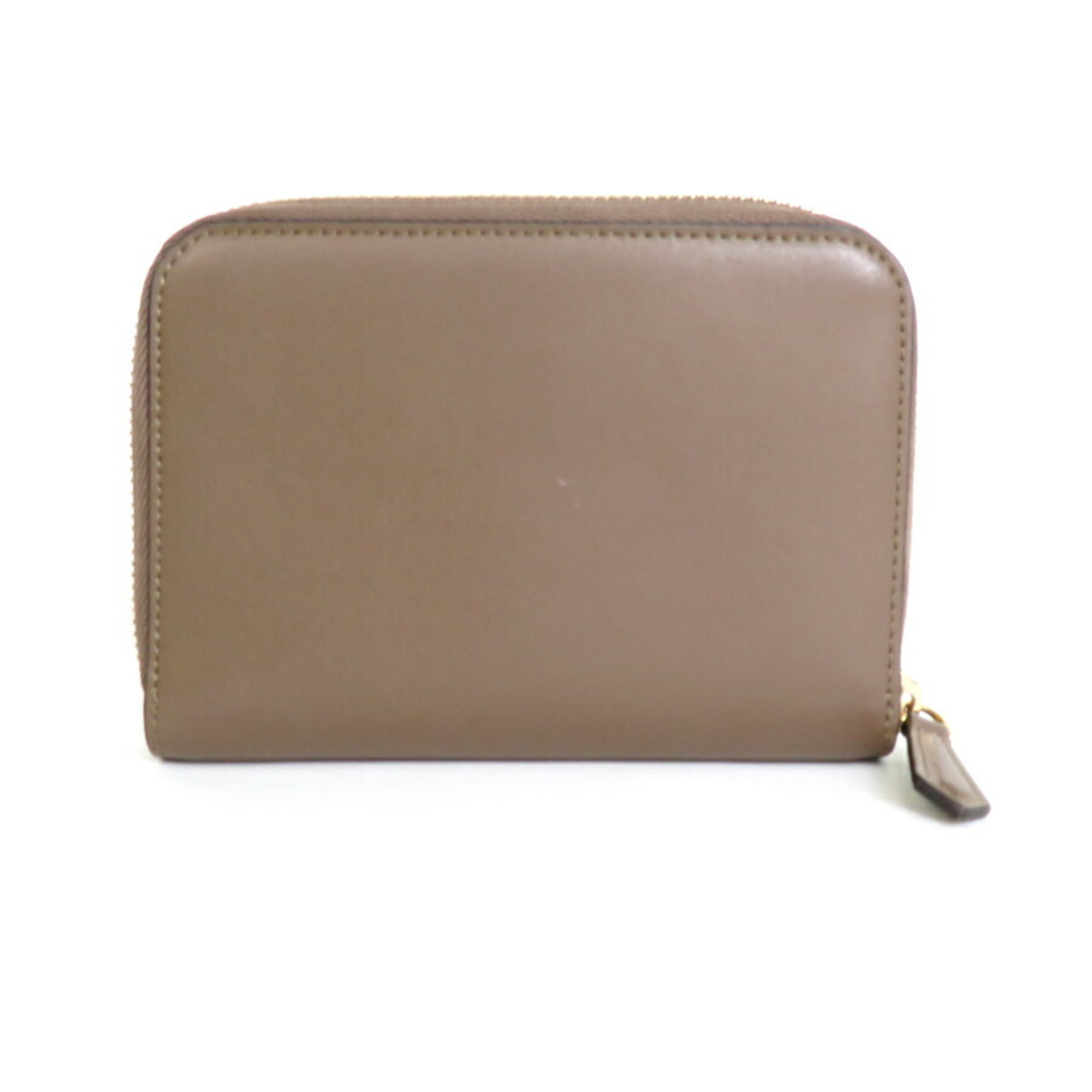 Fendi FENDI Bifold Wallet Visor Way Leather Brown Women's 8M0401-6GM