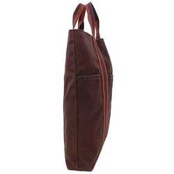 Hermes tote bag Kabas Bordeaux red cotton canvas HERMES stripe wine ladies' men's