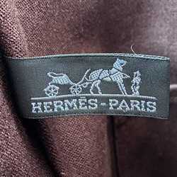 Hermes tote bag Kabas Bordeaux red cotton canvas HERMES stripe wine ladies' men's