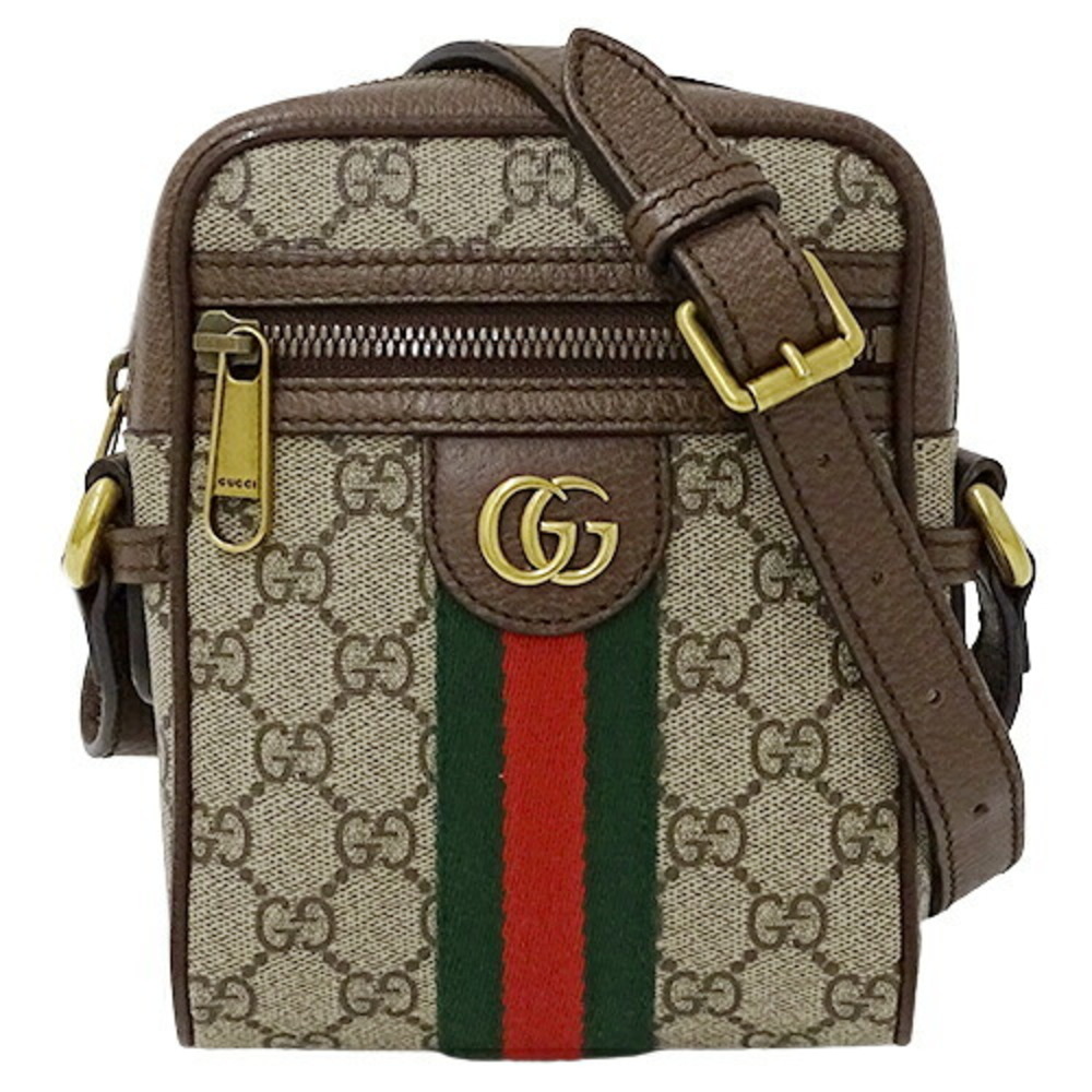 Gucci Beige/Brown GG Supreme Ophidia Crossbody Bag Gucci