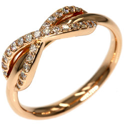 Tiffany Infinity diamond ring K18 pink gold ladies TIFFANY&Co.