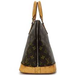 Louis Vuitton Handbag Alma PM Brown Beige Gold Monogram M51130 Canvas Nume VI0927 LOUIS VUITTON