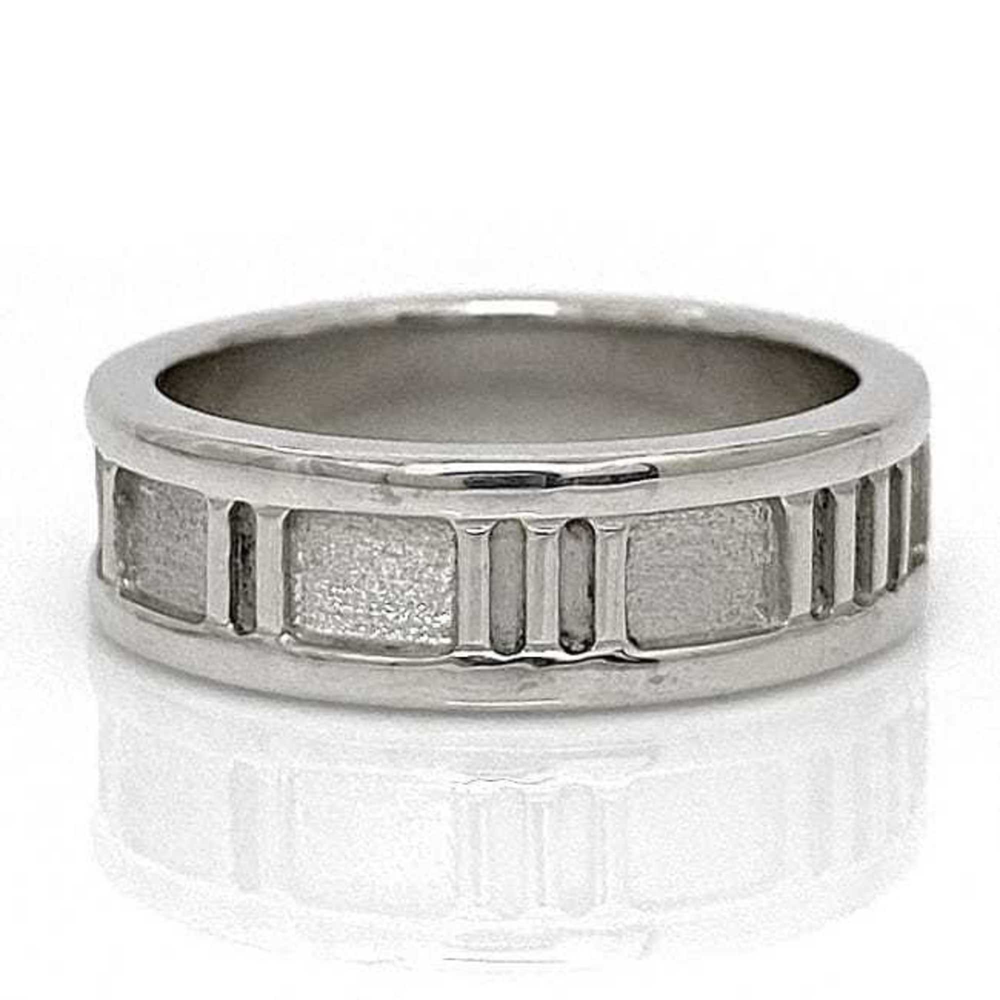 Tiffany Ring Silver Atlas No. 12.5 Ag 925 SILVER TIFFANY&Co. Roman Numeral Number Women's