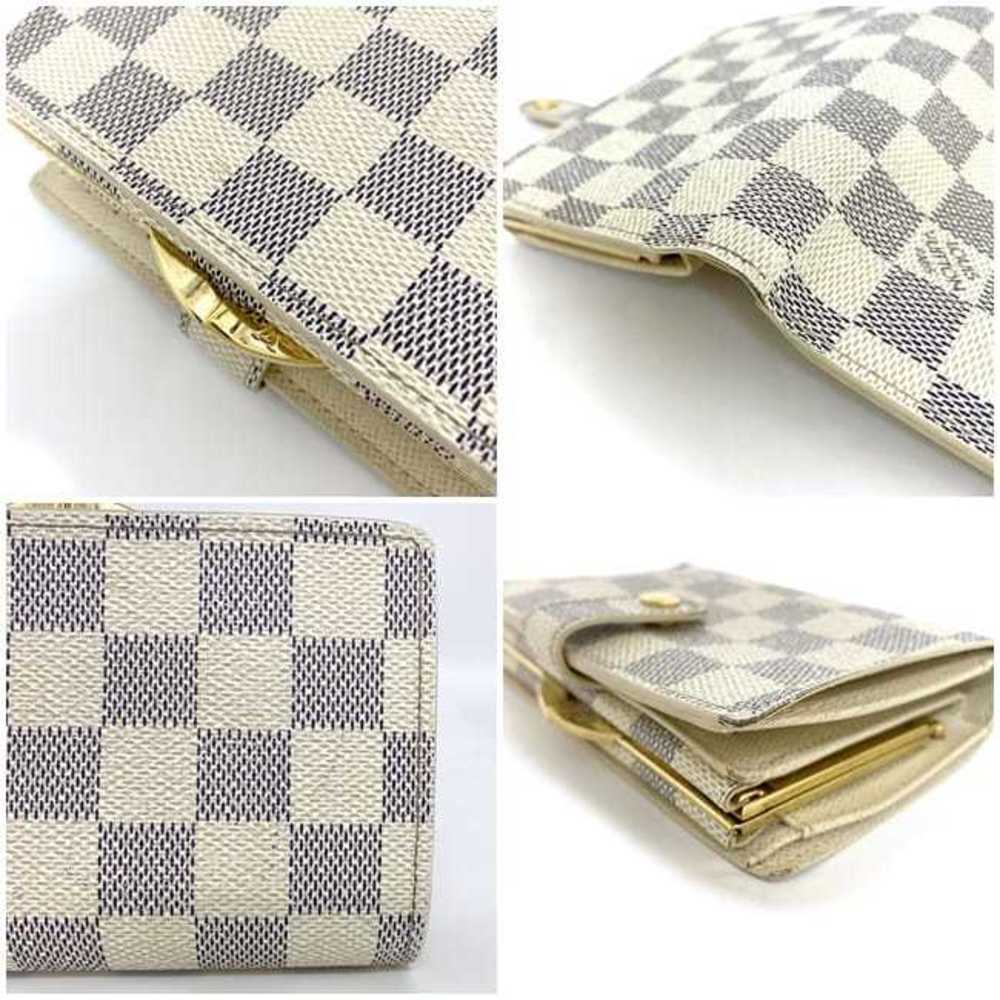 Louis Vuitton Wallet Portefeuille Viennois Gray White Damier Azur N61676  Bifold Canvas Gp Mi3047