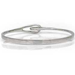 Tiffany Double Loop Bangle Silver Sterling 925 TIFFANY&Co. Bracelet Ladies