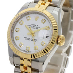 Rolex 179173G Datejust 10P Diamond Watch Stainless Steel SSxK18YG K18YG Women's ROLEX