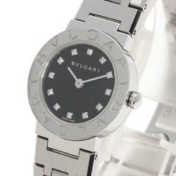 Bvlgari BB23SS 12 12P diamond watch stainless steel SS ladies BVLGARI