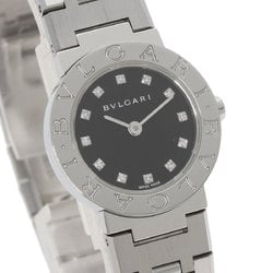Bvlgari BB23SS 12 12P diamond watch stainless steel SS ladies BVLGARI
