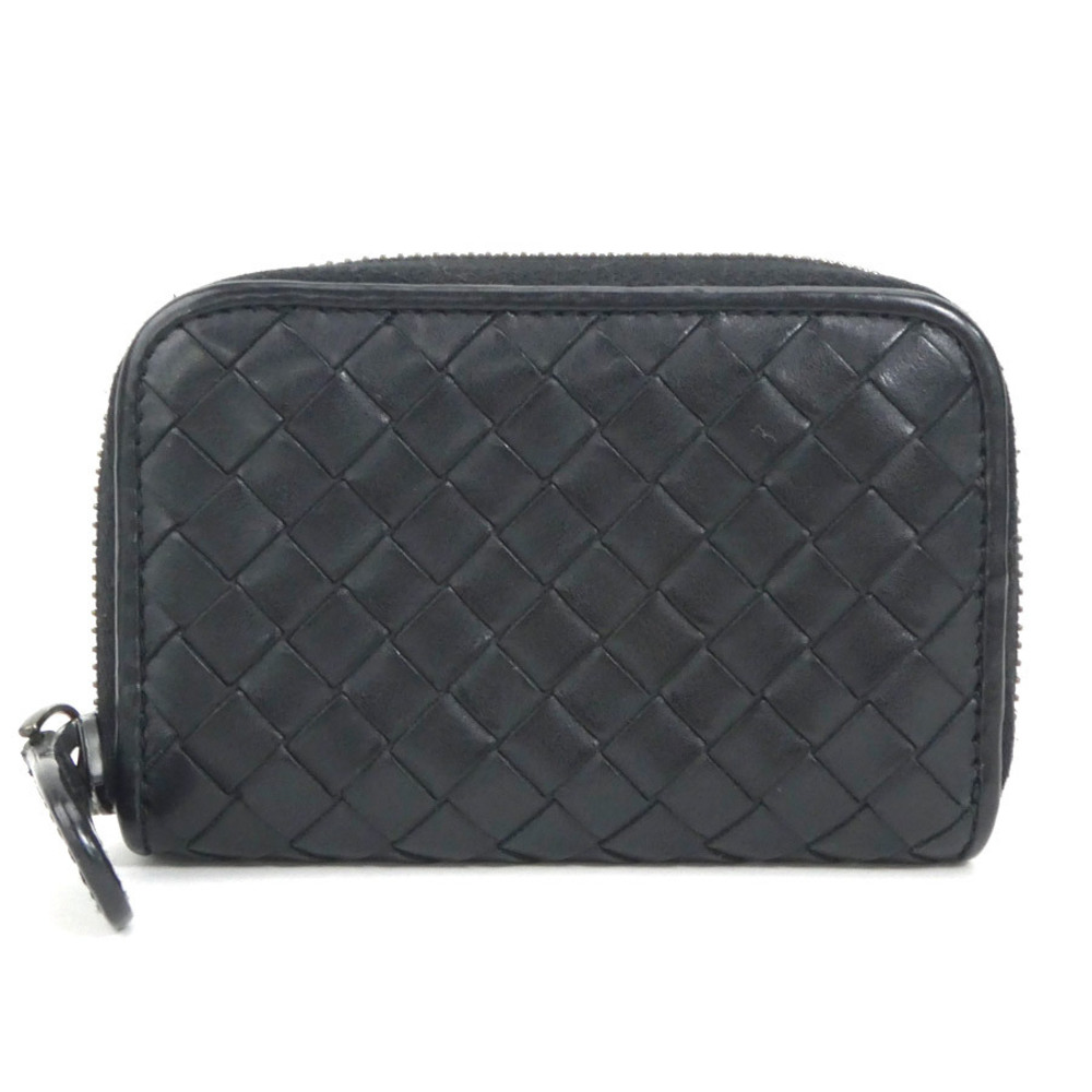 Card Case with Coin Purse in Black by Bottega Veneta