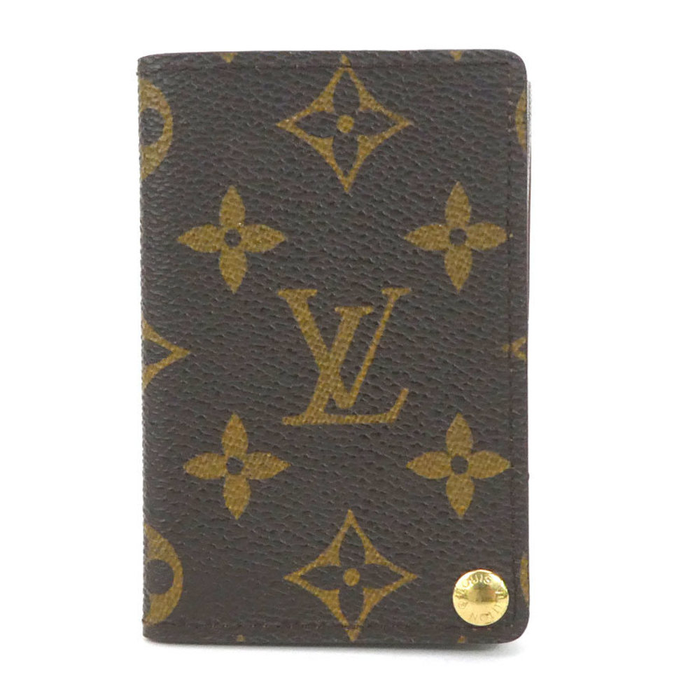 LOUIS VUITTON Louis Vuitton Porto Cult Credit Pression Business Card Holder  Regular Case Unisex Men's Women's Brown Monogram M60937 ET0941