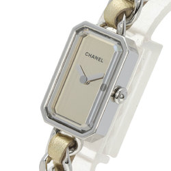Chanel H5583 Premiere Lock XS Triple Watch Stainless Steel Leather Ladies CHANEL