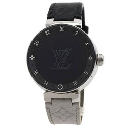 Louis Vuitton QA050Z Tambour Horizon V2 Smart Watch Wristwatch Stainless Steel Leather Men's LOUIS VUITTON