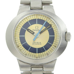 OMEGA Omega Geneva watch dynamic TOOL102 stainless steel silver manual winding ladies gold dial