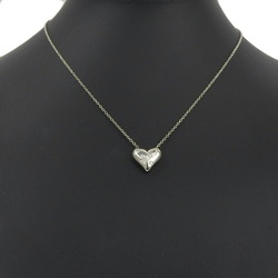 TIFFANY&Co. Tiffany Dots Heart Necklace 5P Pt950 Platinum x Diamond Women's