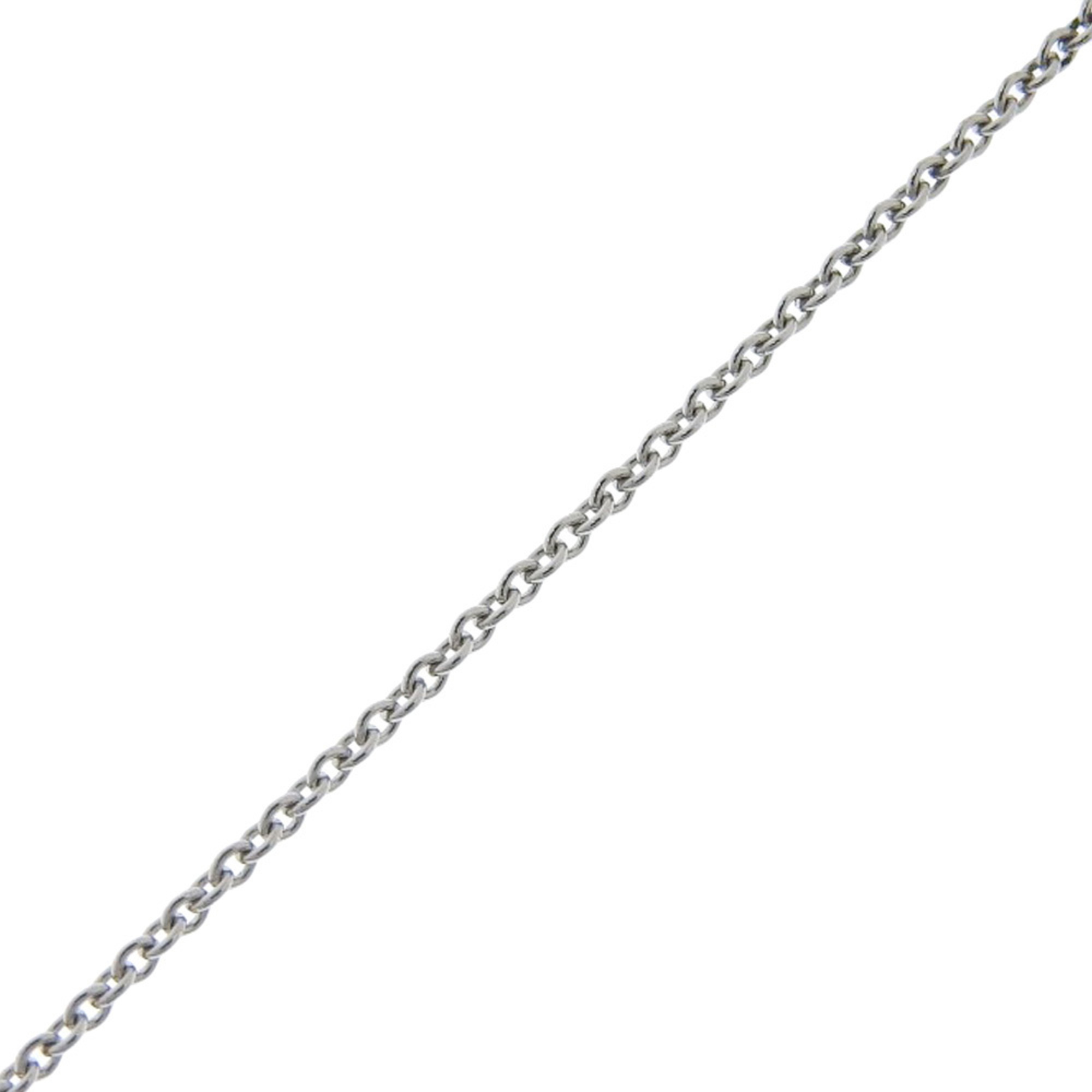 TIFFANY&Co. Tiffany Dots Heart Necklace 5P Pt950 Platinum x Diamond Women's