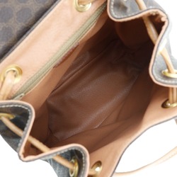 CELINE Celine Macadam rucksack daypack M16 PVC x leather tea ladies