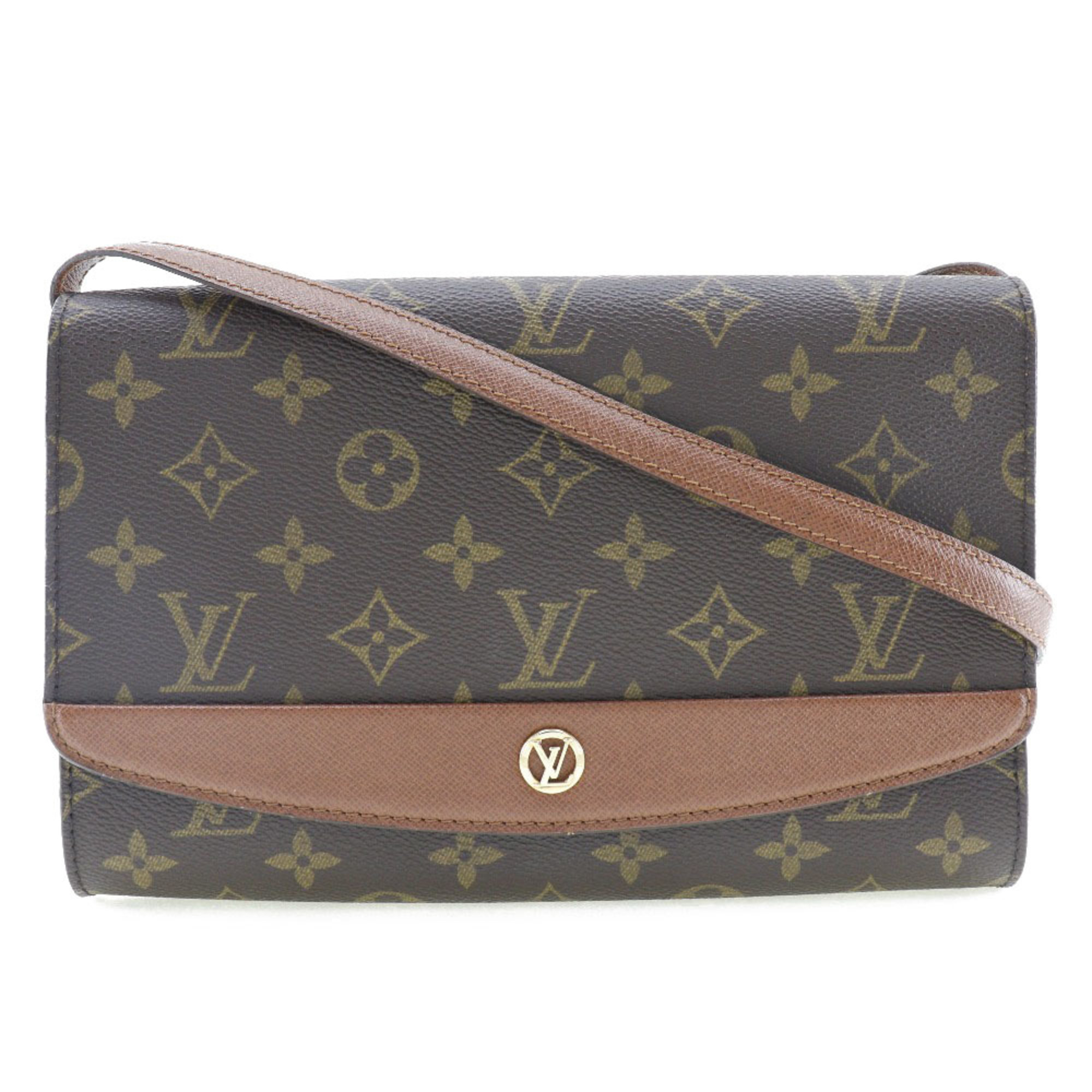 LOUIS VUITTON Louis Vuitton Bordeaux Shoulder Bag 2WAY Clutch Vintage M51797 Monogram Canvas Brown A21912 Ladies