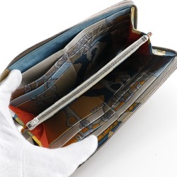 HERMES Hermes Azap Long Silk In Wallet Vo Epson x Etoupe C Women's