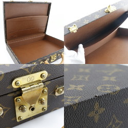 LOUIS VUITTON Louis Vuitton Attache Case Business Bag President Monogram Canvas Brown SO4508 Unisex