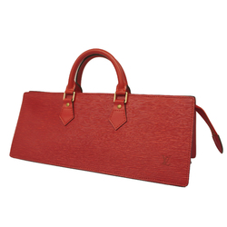 LOUIS VUITTON Louis Vuitton Lussac Tote Bag Epi Leather Red VI0975 Women's