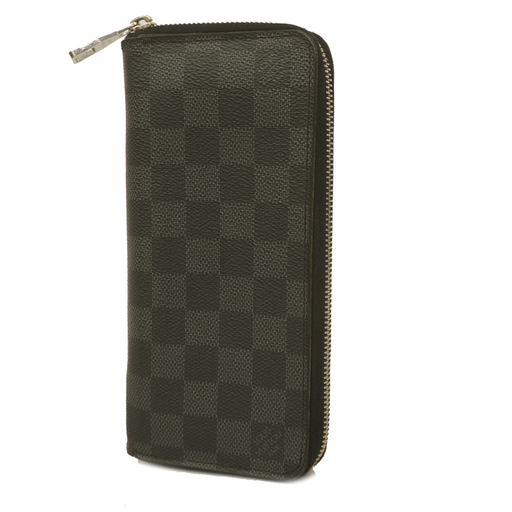 Louis Vuitton Damier Graphite Zippy Wallet Vertical N63095 Long Unisex |  eLADY Globazone