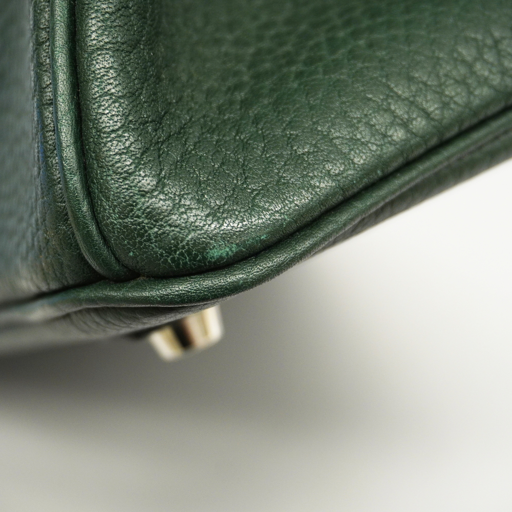 Authentic Hermes Birkin Bag 40cm Green Togo Leather (item #994583)