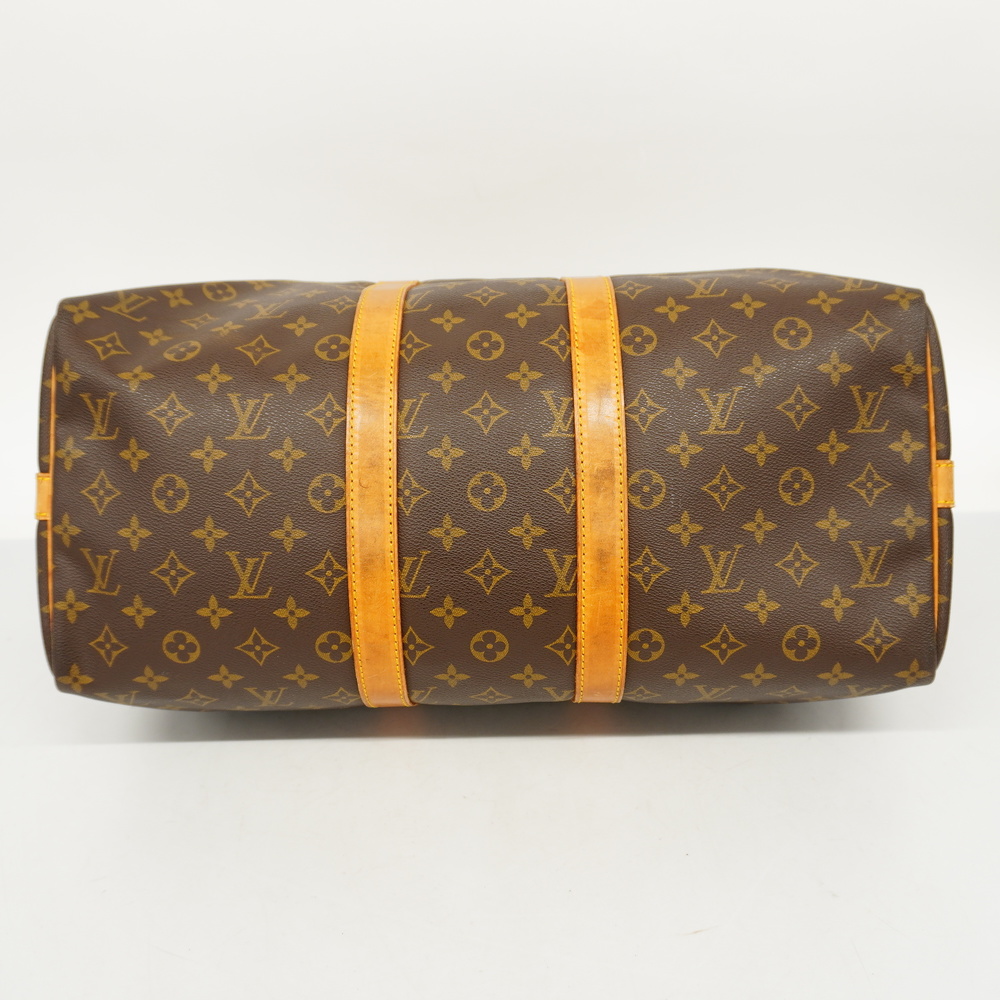 Auth Louis Vuitton Monogram Keepall Bandouliere 45 M41418 Men