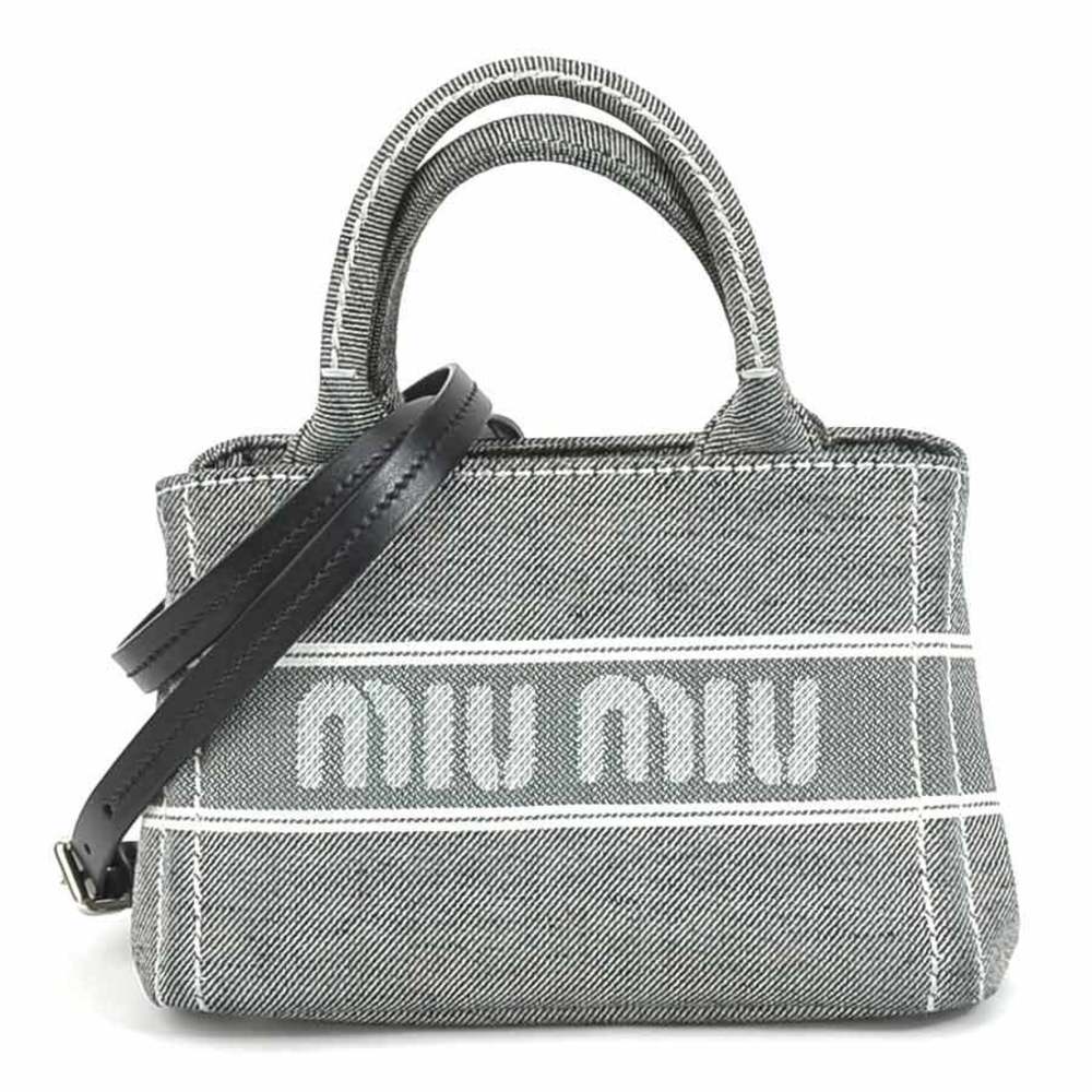 Miu Miu Women's 5BB054 Black Leather Handbag Shoulder Bag
