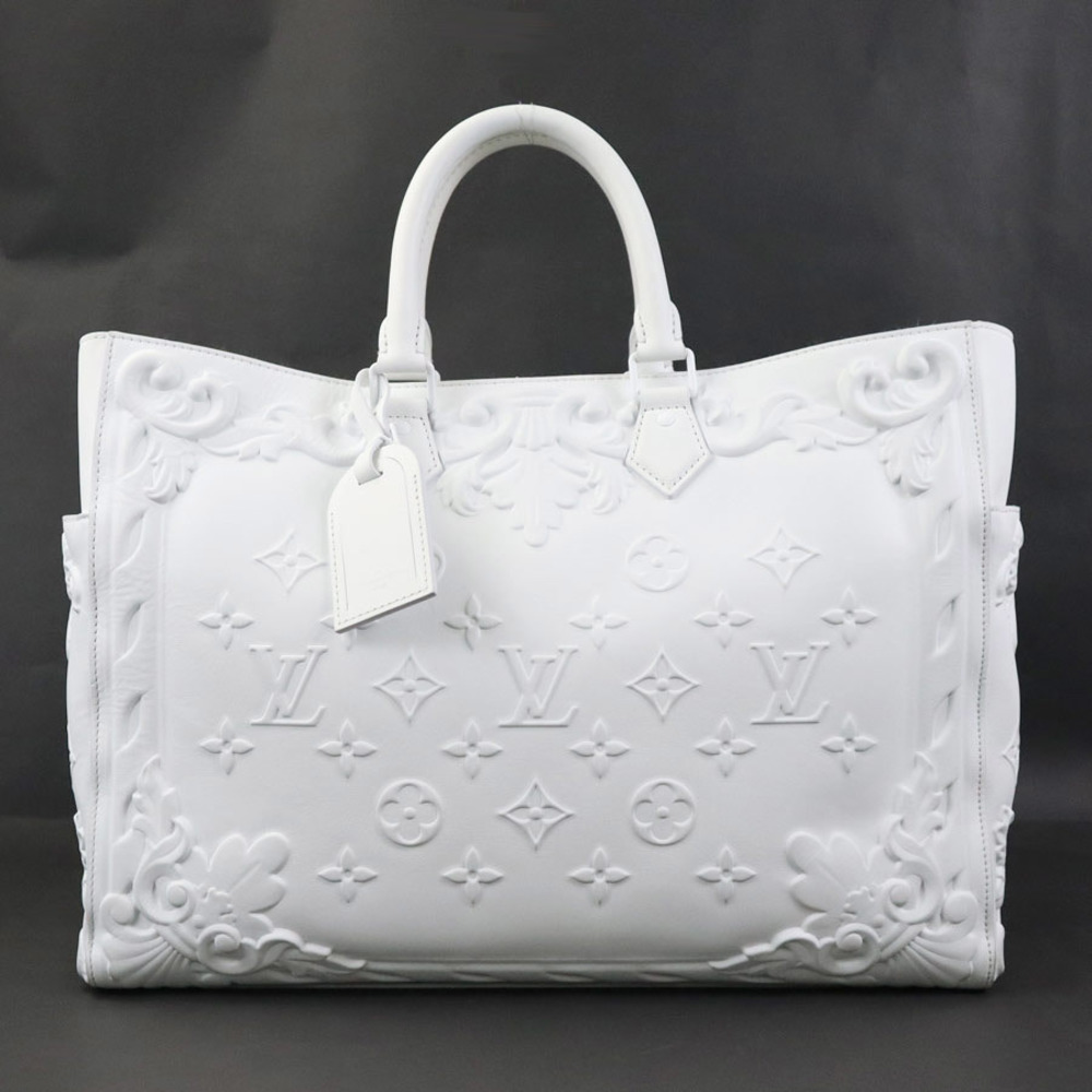 LOUIS VUITTON Louis Vuitton leather sack plastic tote bag M21841