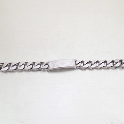 Louis Vuitton LOUIS VUITTON Bracelet Monogram Chain Metal Silver Unisex M62486