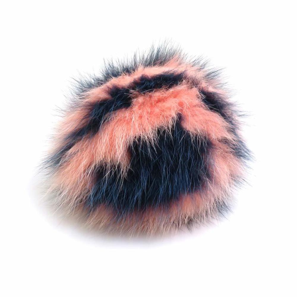 Fendi Multicolor Fox Fur Pom Pom Bag Charm Fendi