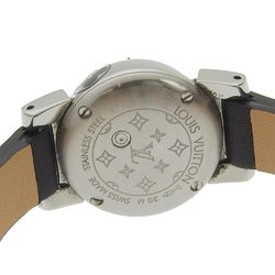 Louis Vuitton Slate Stainless Steel Diamond Tambour Bijou Q151K Women's  Wristwatch 18 mm Louis Vuitton