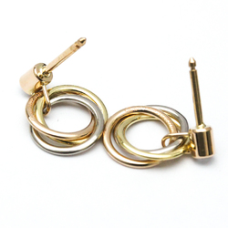 Cartier Trinity De Cartier B8043200 Diamond Pink Gold (18K),White Gold (18K),Yellow Gold (18K) Drop Earrings Gold