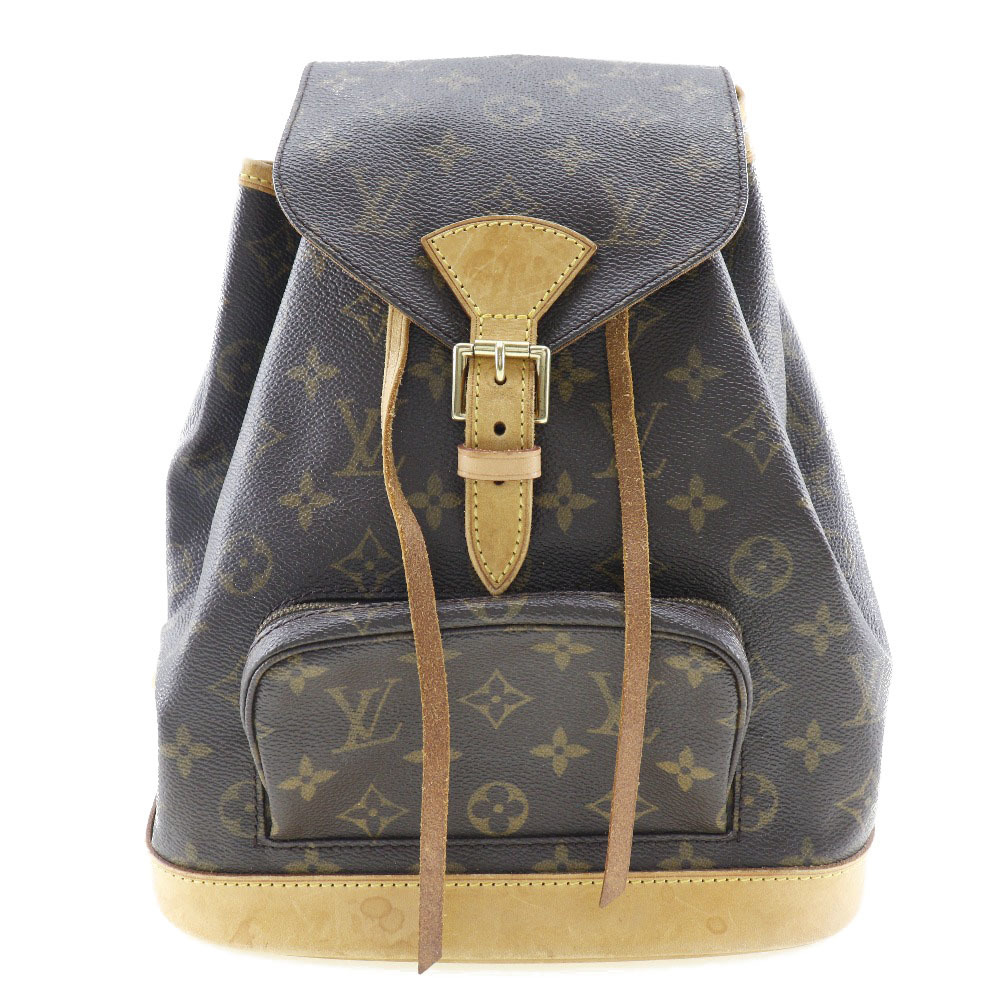 LOUIS VUITTON Louis Vuitton Montsouris MM rucksack daypack * junk