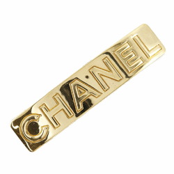 CHANEL Chanel Logo Valletta Vintage Gold Plated 97A Ladies