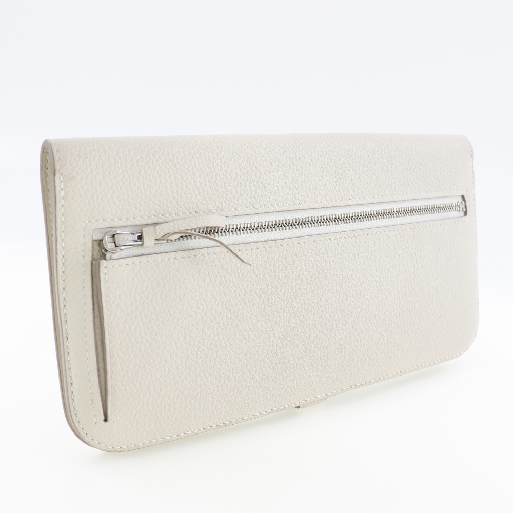 Hermes Clemence Leather Dogon Wallet