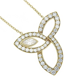 HARRY WINSTON Harry Winston Lily Cluster Necklace PEDYMQRFLC K18 Yellow Gold x Diamond Women's