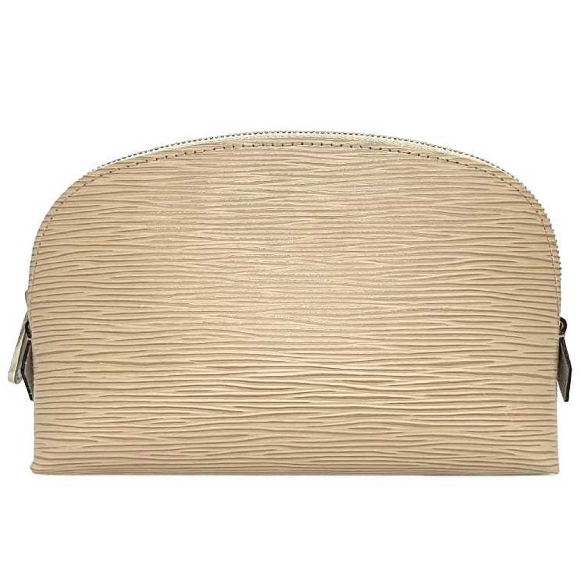 Louis Vuitton Pouch Pochette Tick Beige Dune Epi M41350 Leather SR3165 LOUIS VUITTON