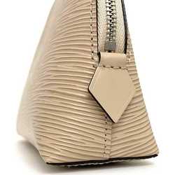 Louis Vuitton Pouch Pochette Tick Beige Dune Epi M41350 Leather SR3165 LOUIS VUITTON