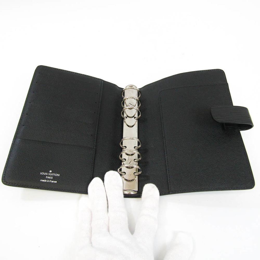 Louis Vuitton Epi Personal Size Planner Cover Noir Agenda MM