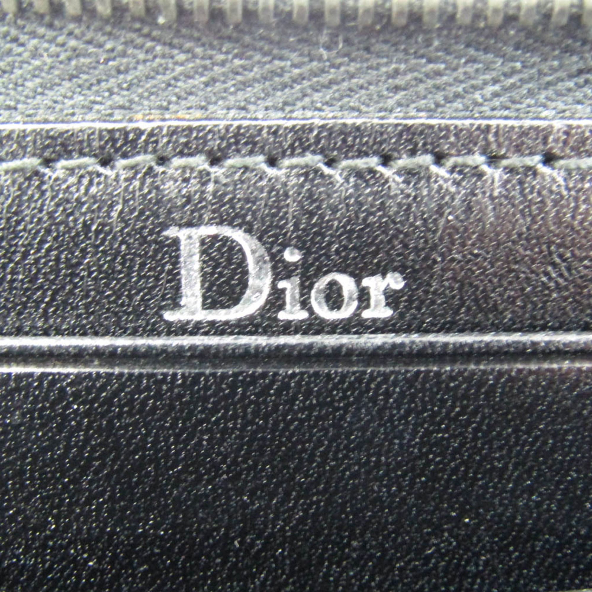 Dior Homme Canvas Card Case Black,White