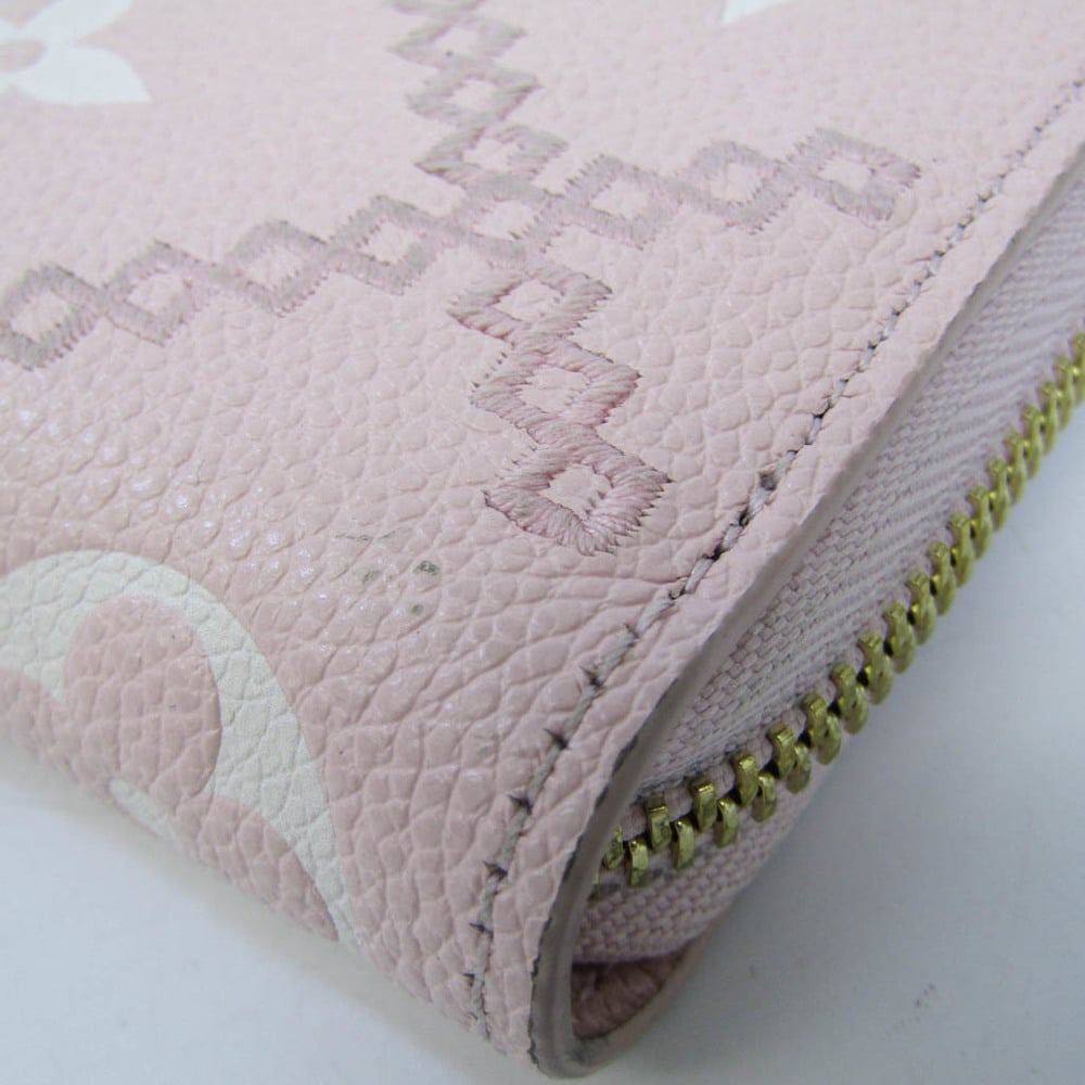 Louis Vuitton Monogram Empreinte Zippy Wallet M81138 Women's Monogram  Empreinte Long Wallet (bi-fold) Light Pink,White | eLADY Globazone