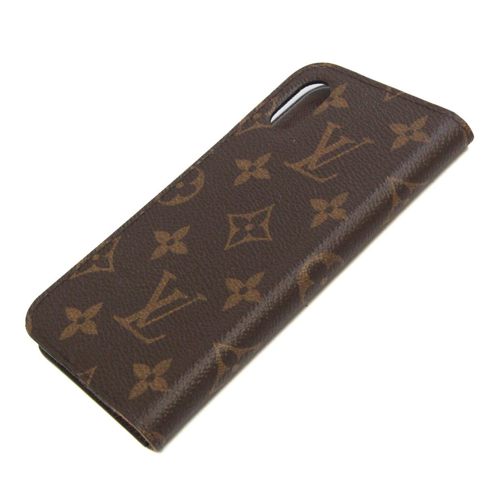 Louis Vuitton Monogram Monogram Phone Flip Case Marron PHONE X XS
