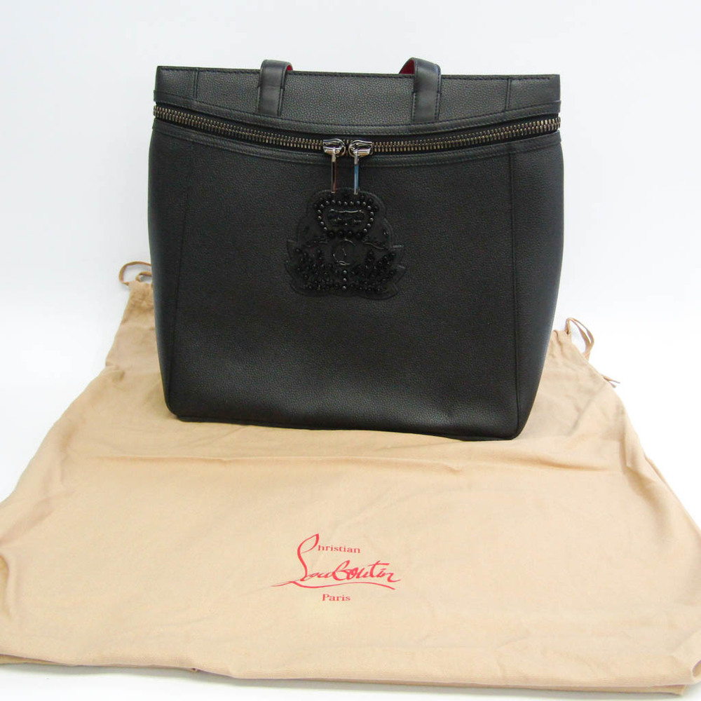 Christian Louboutin Cabado Leather Backpack in Black for Men