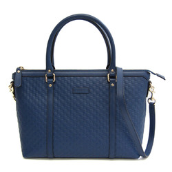 Gucci MicroGuccissima 449656 Women's Micro GG Leather Handbag,Shoulder Bag Dark Blue