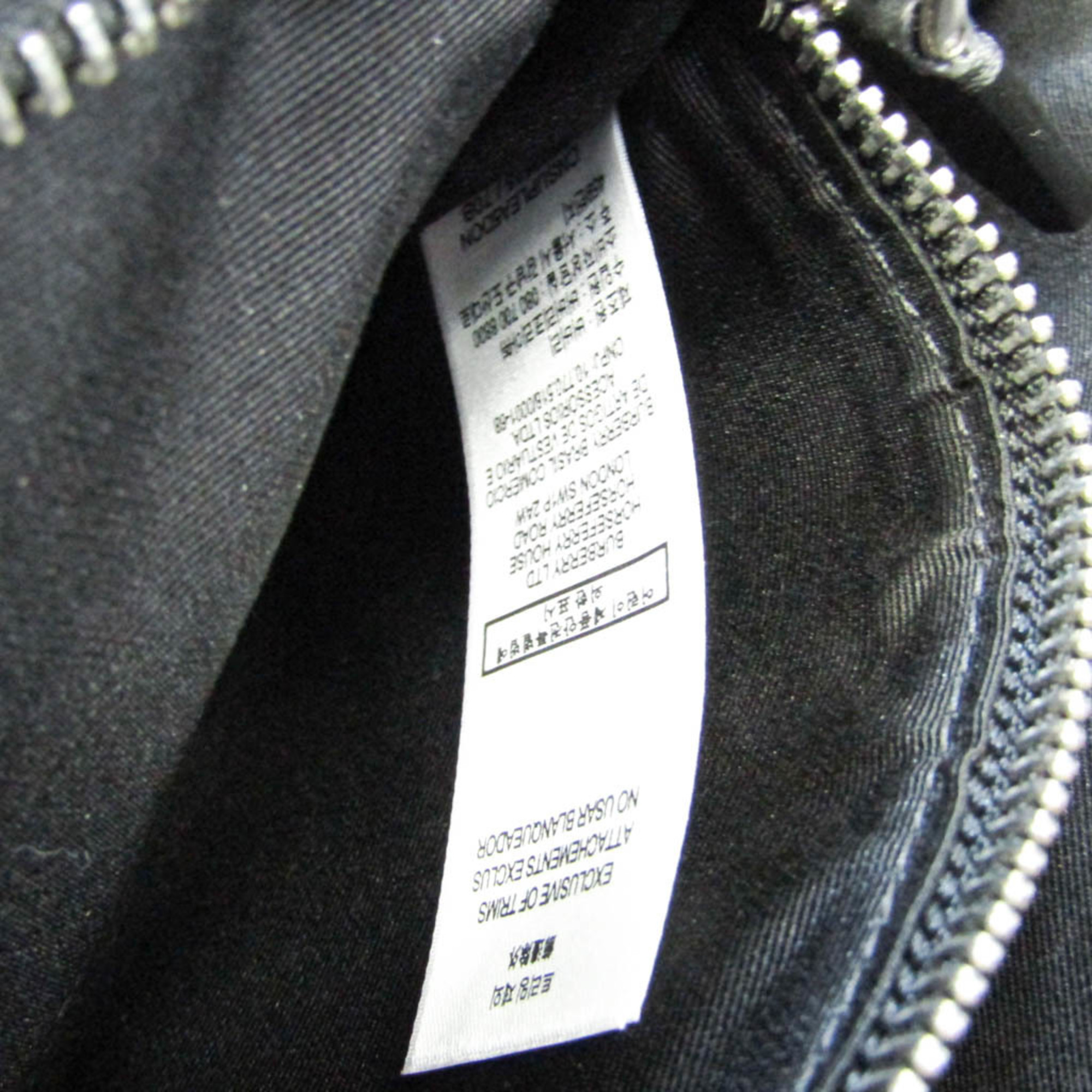 Burberry 8022515 Women,Men Leather,PVC Shoulder Bag Black,Dark Gray