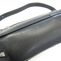 Burberry 8022515 Women,Men Leather,PVC Shoulder Bag Black,Dark Gray