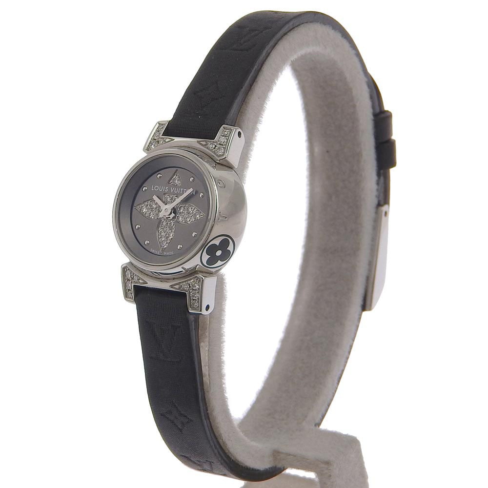 Louis Vuitton Tambour Bijou Stainless Steel Quartz Watch